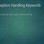 Exception Handling In Java | PPTX