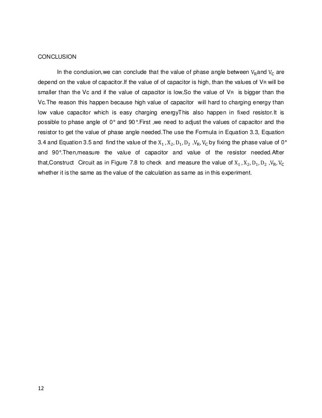Series Resistor Capasitor Circuit Experiment 7