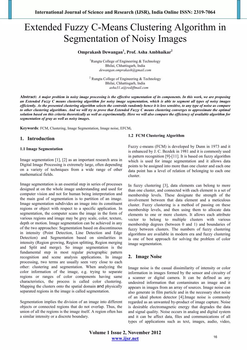 Pdf A Modified Fuzzy C Means Clustering With Spatial Information For Image Segmentation - Gradient Texture Collection - 8K Quality