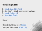 Fast Data Analytics With Spark And Python Ppt