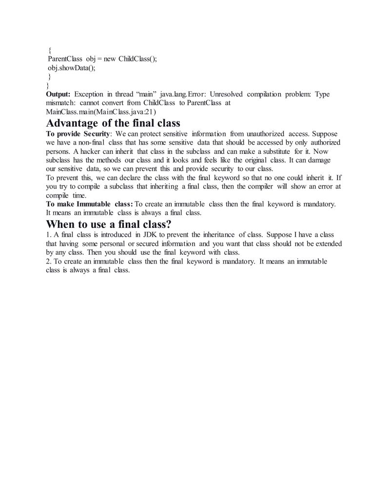 Final Class In Java By Javagoal Docx - 4K Geometric Patterns for Desktop