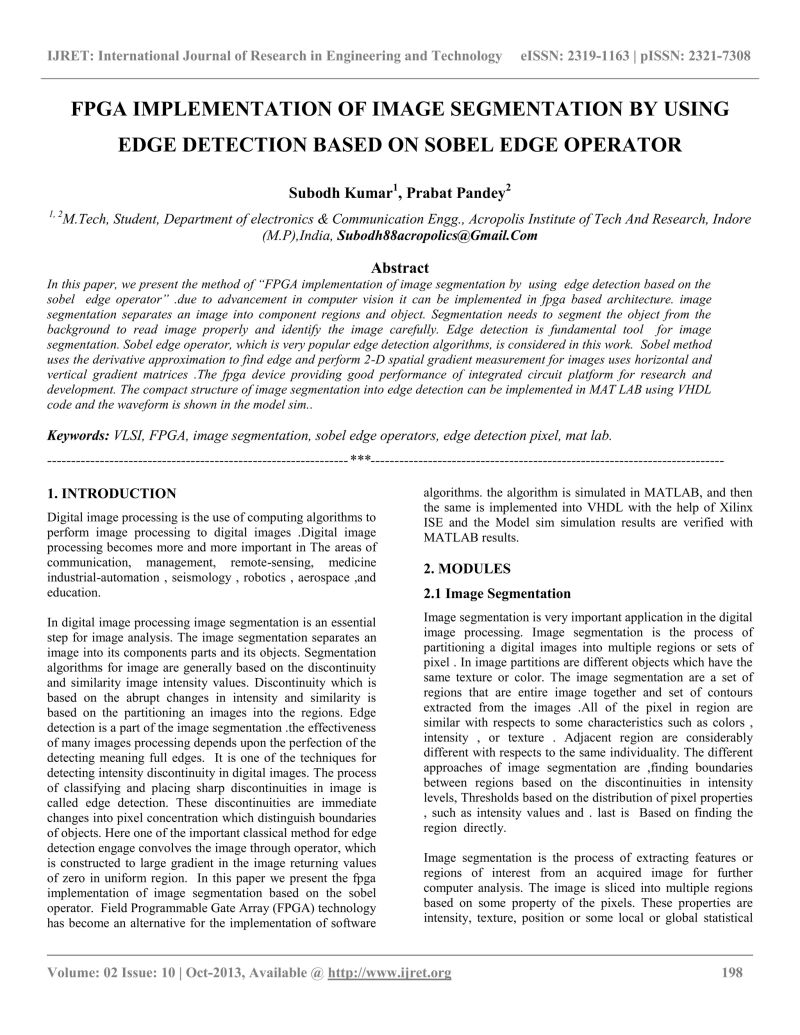 Fpga Implementation Of Image Segmentation By Using Edge Detection Based - City Textures - Creative 4K Collection