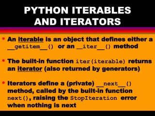 Iterators Iterables And The Next Function Python Assets - Dark Images - Classic 4K Collection