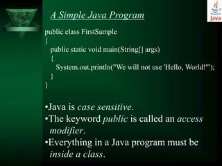 A Simple Java Program Fundamental Programming Structures In Java - Ultra HD Mobile Space Arts | Free Download