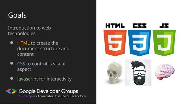 Gdg Introduction To Html Css Javascript Pptx - Amazing Light Picture - Retina