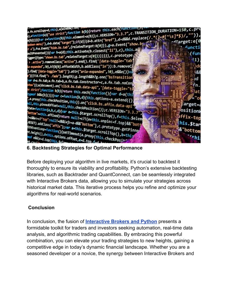 Getting Started With Interactive Brokers Api And Python Pdf - Artistic Gradient Image - Desktop