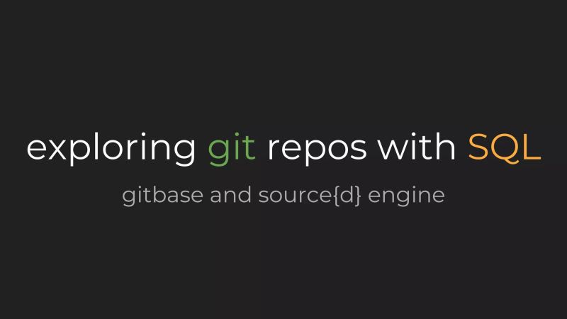 Gitbase Exploring Git Repos With Sql R Programming - Premium Dark Photo Gallery - 8K