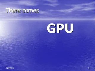 Graphics Processing Unit Pptx - Download Premium Light Design | 8K