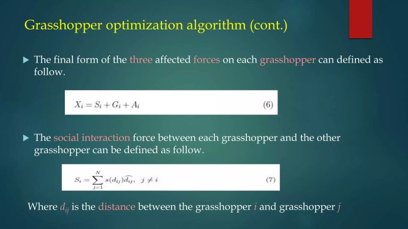 Grasshopper Optimization Algorithm Pptx - Light Pictures - Premium 4K Collection
