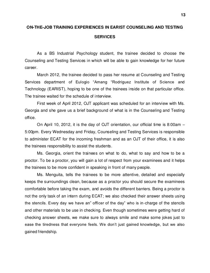 Read the full reaction essay paper on «counseling video reflection paper». Introduction for Narrative Report at Guidance and Counseling Services