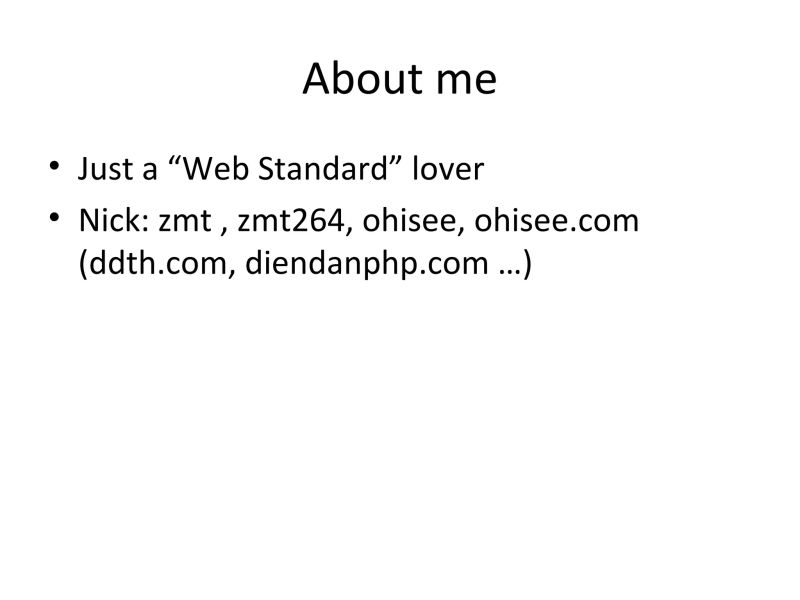 Hanoi Php Day 2008 03 Dang Minh Tuan Html Css Javascript Ppt - Ultra HD Colorful Design - HD