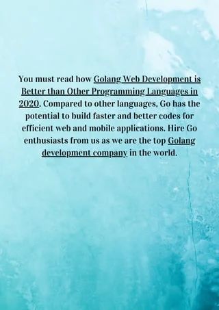 Golang Pdf Programming Languages Computing - Best Geometric Designs in Desktop