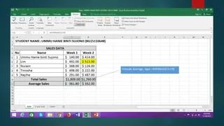 How To Create A Formula Using Average Function Pptx - Desktop Landscape Patterns for Desktop