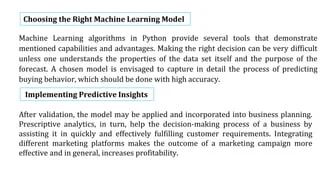 How To Predict Buying Behavior Using Machine Learning Python Pptx - Best Light Arts in Ultra HD