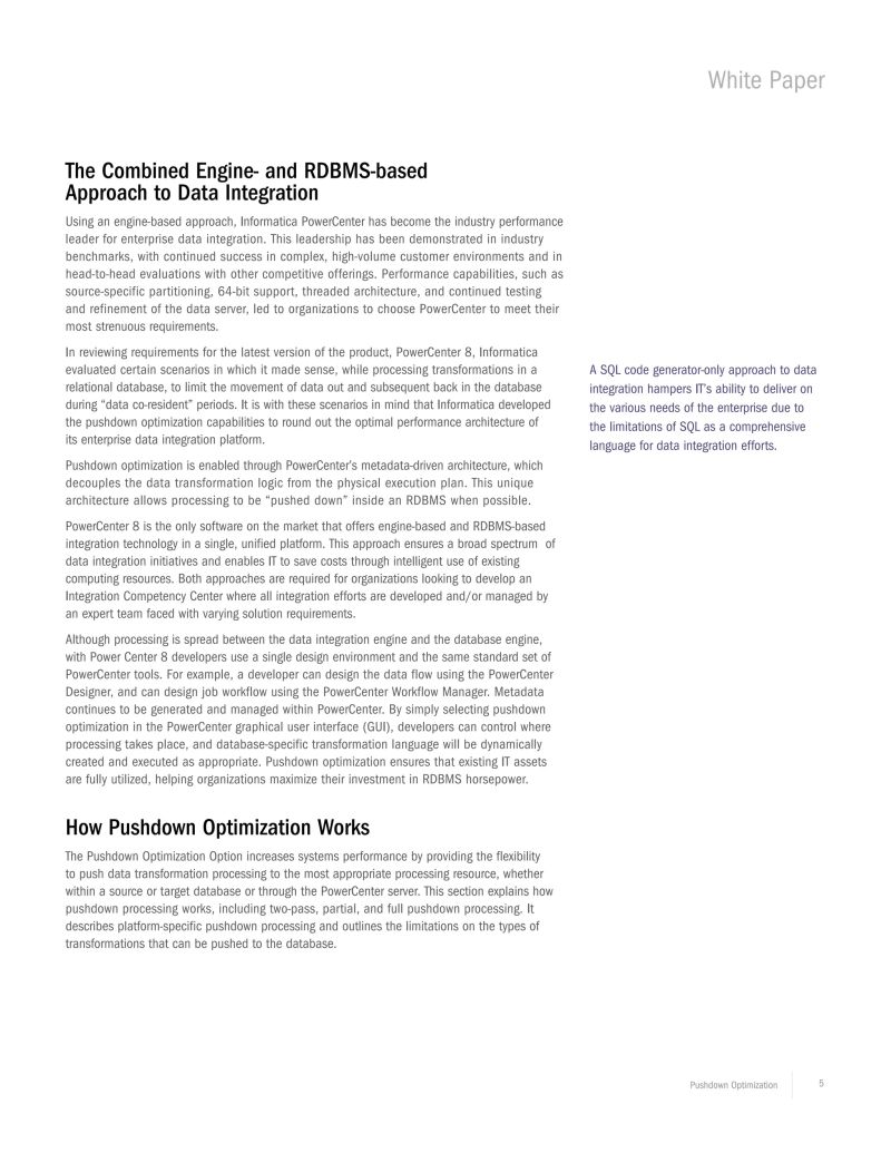 Informatica Tutorials Push Down Optimisation - Premium Vintage Image Gallery - Ultra HD