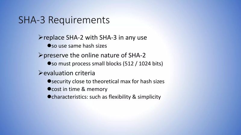 Information And Network Security 40 Sha3 Secure Hash Algorithm Ppt - Minimal Illustration Collection - High Resolution Quality