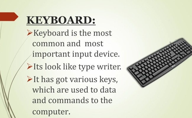 Fundamentals Of Computer Device Input Output Devices | PPTX