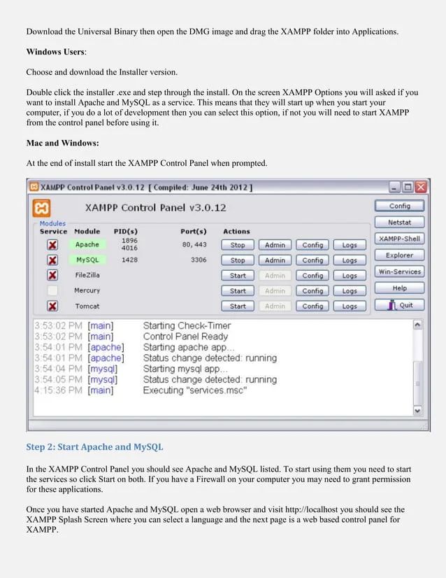 Installing Configuring And Developing With Xampp Pdf Php Web Server - Best Light Wallpapers in Desktop