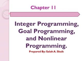 Integer Programming Goal Programming And Nonlinear Pdf Linear Programming Mathematical - Classic Abstract Pattern - HD