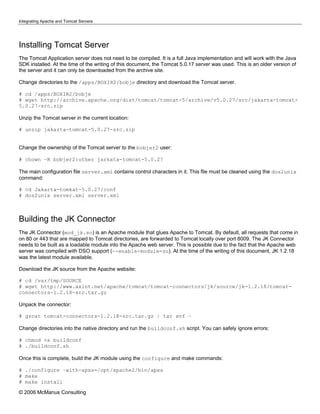 Integrating Tomcat And Apache On Windows Pdf - Space Images - Gorgeous HD Collection