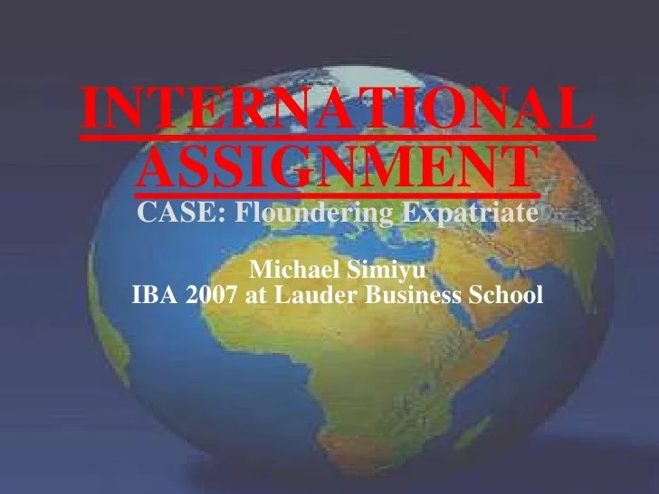 Intercultural Assign Lbs 