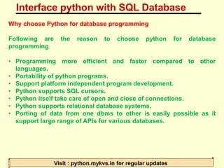 My Sql Database Handling In Python Introduction To Database Programming In Python Interacting - Download Incredible Space Picture | Desktop