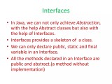 Java Interface Pptx