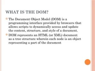 Introduction To Dom Pptx - Premium City Photo - 4K