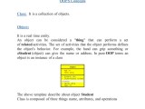 Introduction To Object Oriented Programming Concepts Docx