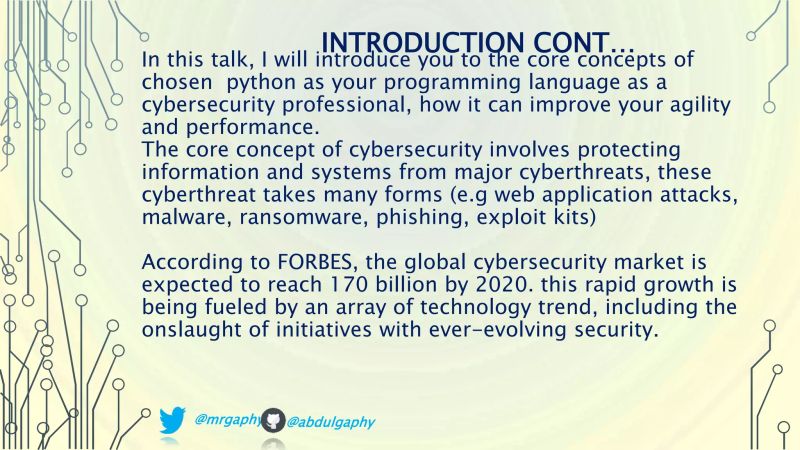 Introduction To Python For Cybersecurity Pythonminna Pptx - Geometric Photo Collection - Retina Quality