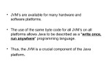 Java Java Virtual Machine Ppt
