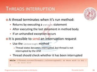 Checking Thread Interruption Status With Isinterrupted Java Threads - Minimal Background Collection - Desktop Quality
