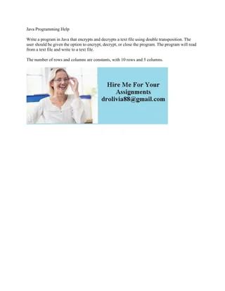 Java Programming Help Write A Program In Java That Encrypts And Decryp Pdf - Gradient Design Collection - High Resolution Quality