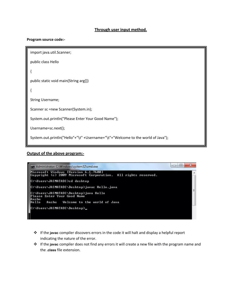 Java Hello Program With Output Pdf Programming Languages Computing - Geometric Designs - Beautiful Mobile Collection