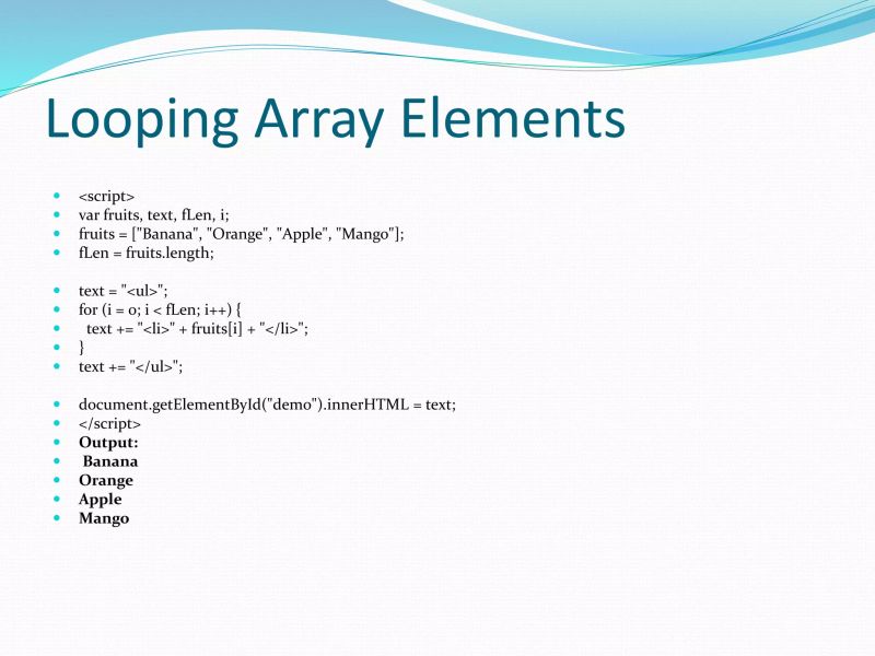 Java Script Array Methods Pptx - Best Gradient Designs in Full HD