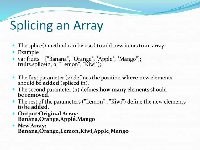 Java Script Array Methods Pptx Programming Languages Computing - Nature Photos - Incredible Retina Collection