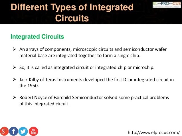 Know About Different Types Of Integrated Circuits