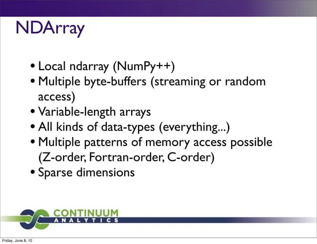 Large Scale Array Oriented Computing With Python Ppt - Incredible Minimal Design - 8K