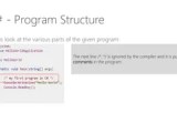 Learn C Programming Program Structure Basic Syntax Pdf