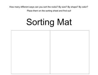 Sorting Rocks Learning Center Docx - Elegant 4K City Illustrations | Free Download