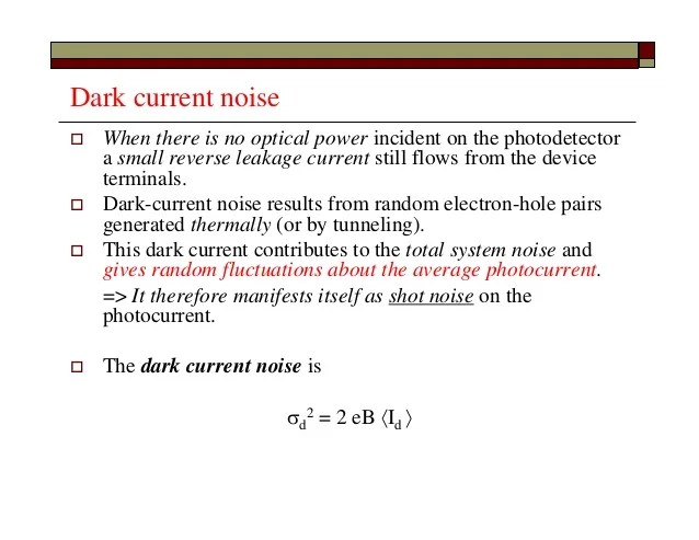 Lect12 Photodiode Detectors