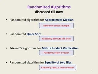 Randomized Algorithms Cs 648 Lecture 2 Randomized Algorithm - High Resolution Dark Illustrations for Desktop