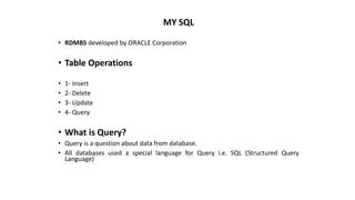 Lecture My Sql Sql Commands Ddl Pptx - Best Abstract Backgrounds in Full HD