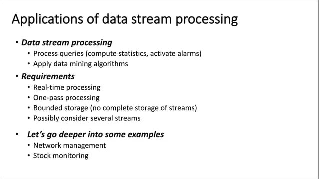 Lecture6 introduction to data streams