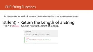 String Function Strlen String Length Function Php Tutorials For Beginners 3 Hindi - Stunning Ocean Design - 8K
