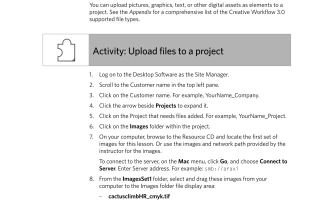 Lesson 5 - Create Projects And Upload Files | PDF