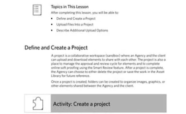 Lesson 5 - Create Projects And Upload Files | PDF