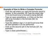 Lesson 8 Creating Complex Formulas Pptx