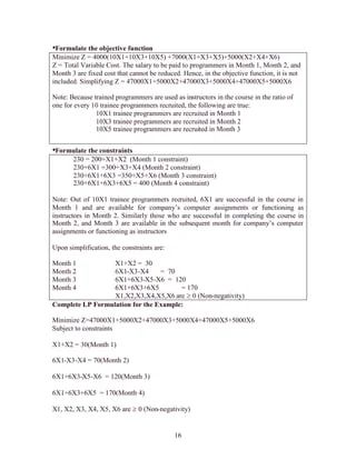 2 Lp Formulation Handout Assignment Pdf Pdf Linear Programming - Premium Abstract Background Gallery - 4K
