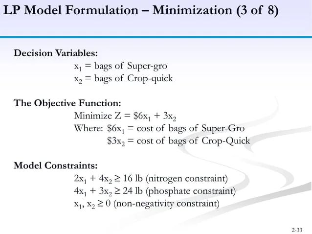 Note1 Model Formulation Pdf Linear Programming Net Present Value - Download Classic Geometric Illustration | Full HD